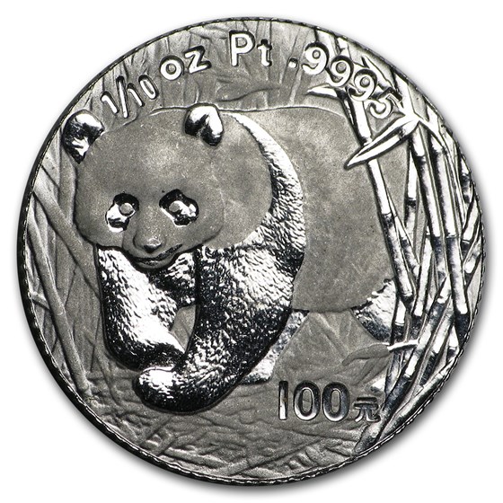 2002 China 1/10 oz Platinum Panda BU 2002 China 1/10 oz Platinum Panda BU